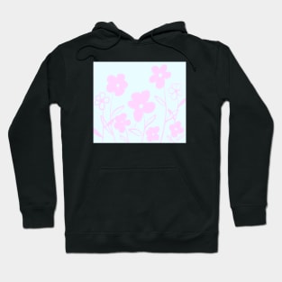 Pink Flowers Hoodie